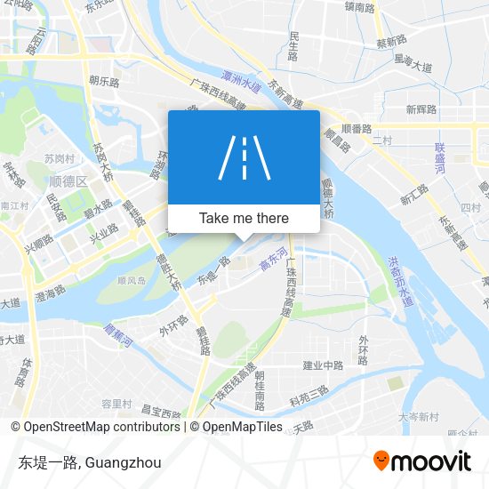 东堤一路 map