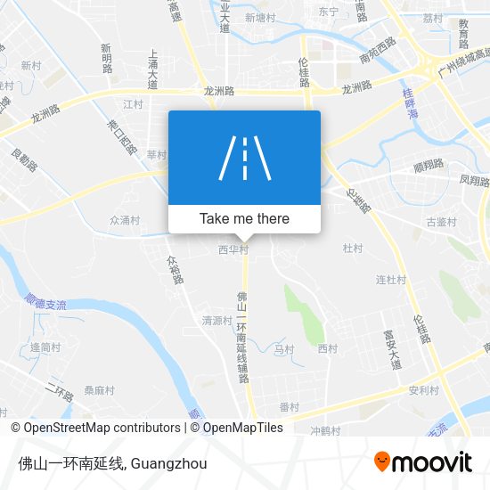 佛山一环南延线 map