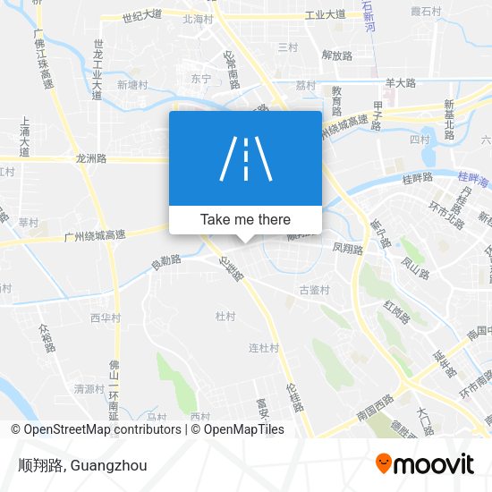 顺翔路 map