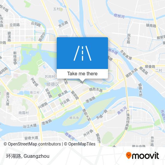 环湖路 map
