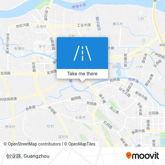 创业路 map