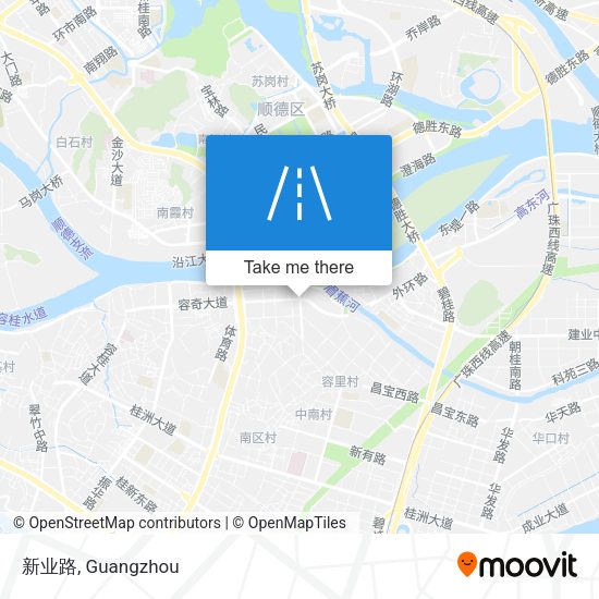 新业路 map