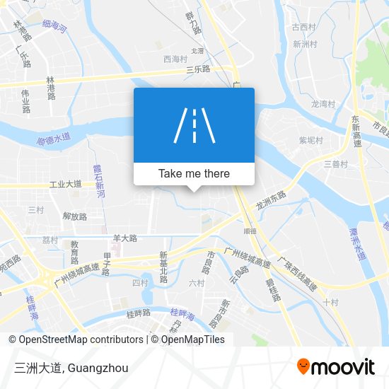 三洲大道 map