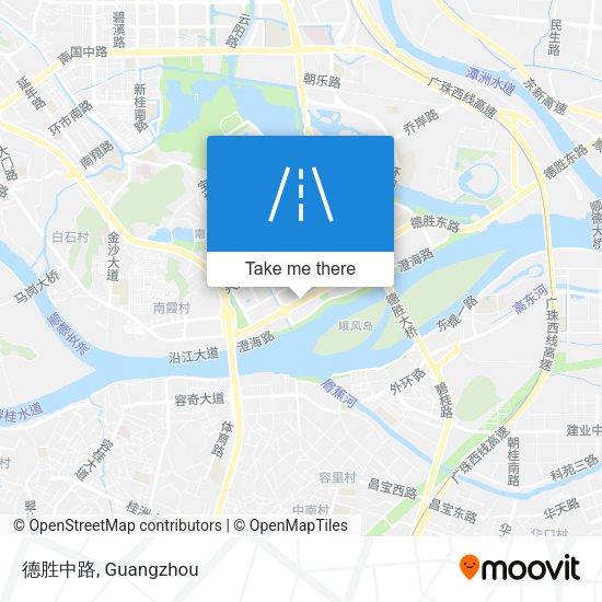 德胜中路 map