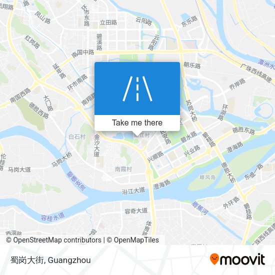 蜀岗大街 map