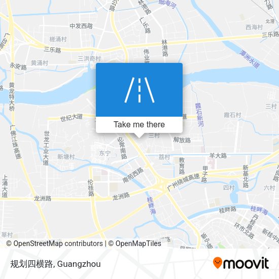 规划四横路 map