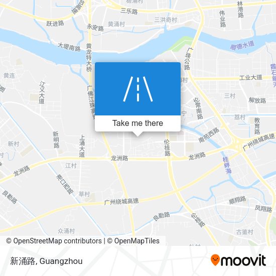 新涌路 map