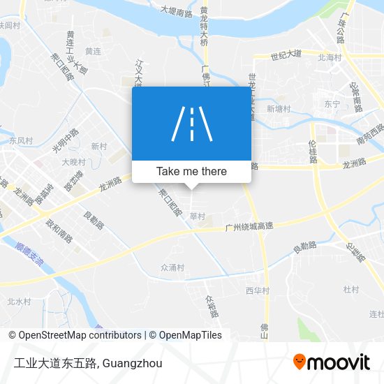 工业大道东五路 map