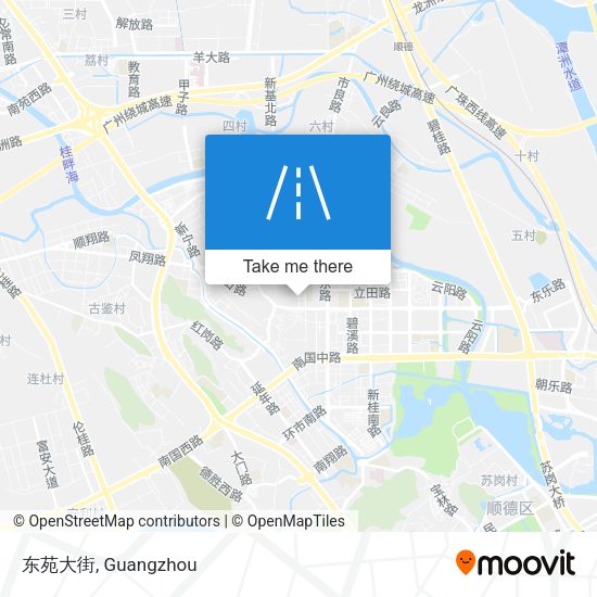 东苑大街 map