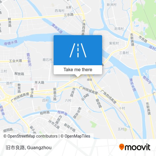 旧市良路 map