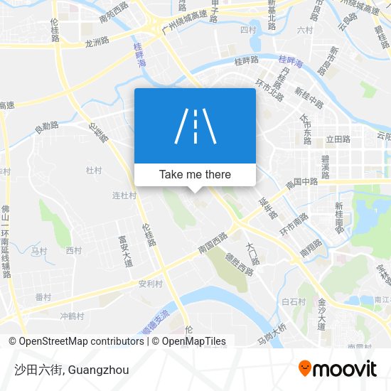 沙田六街 map