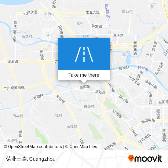 荣业三路 map