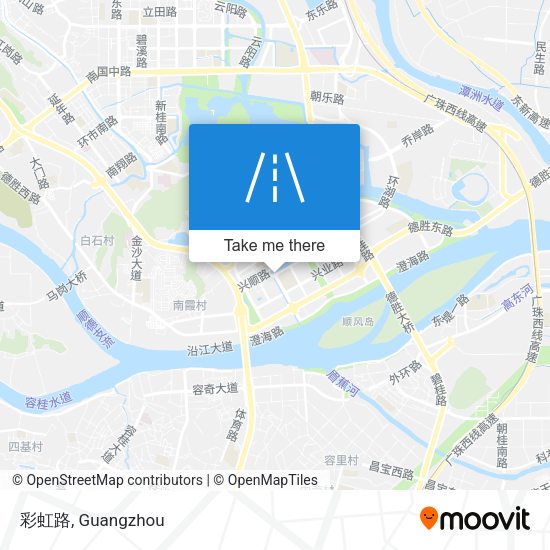 彩虹路 map