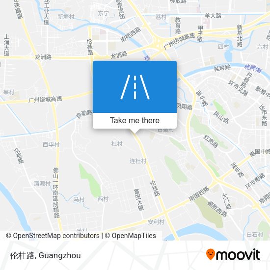 伦桂路 map