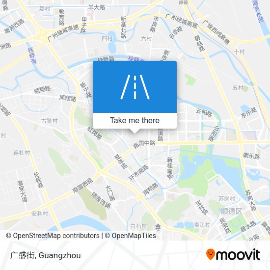 广盛街 map