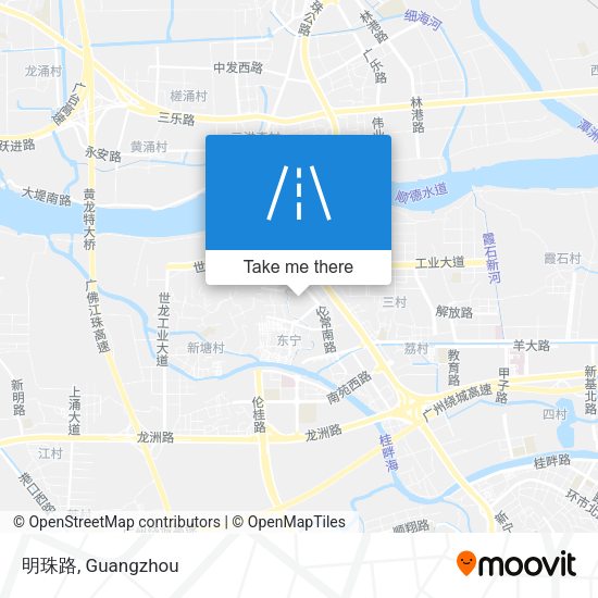 明珠路 map