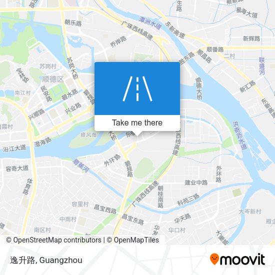 逸升路 map