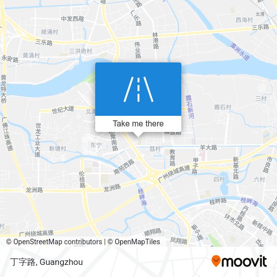 丁字路 map