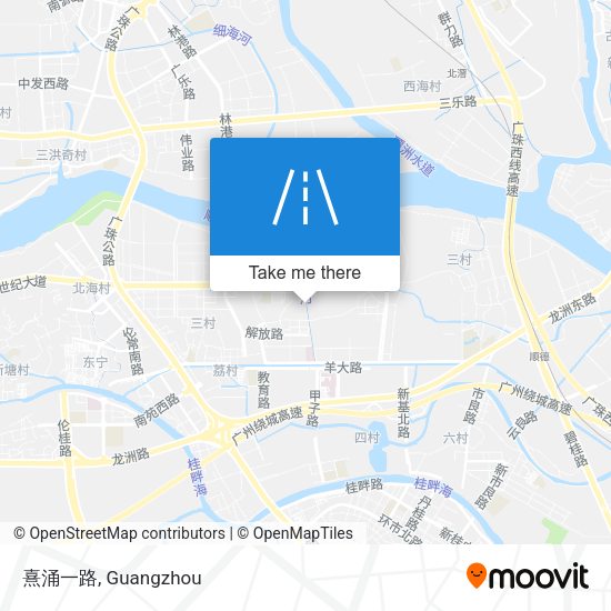 熹涌一路 map