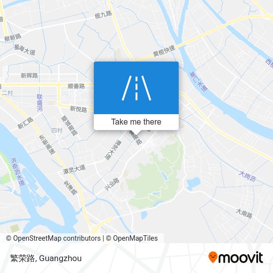 繁荣路 map