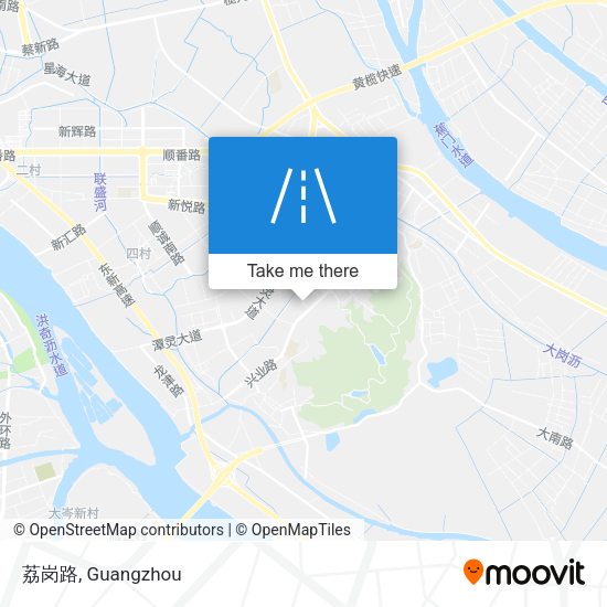 荔岗路 map