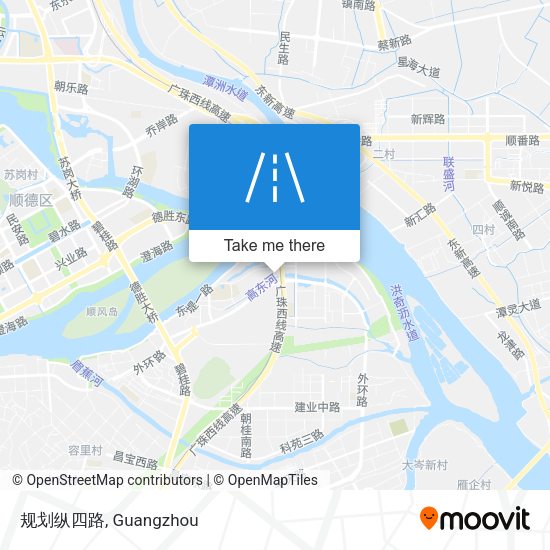 规划纵四路 map