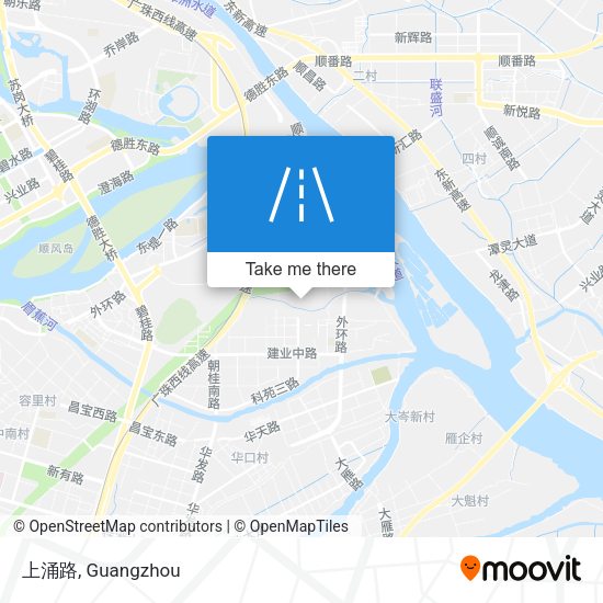 上涌路 map