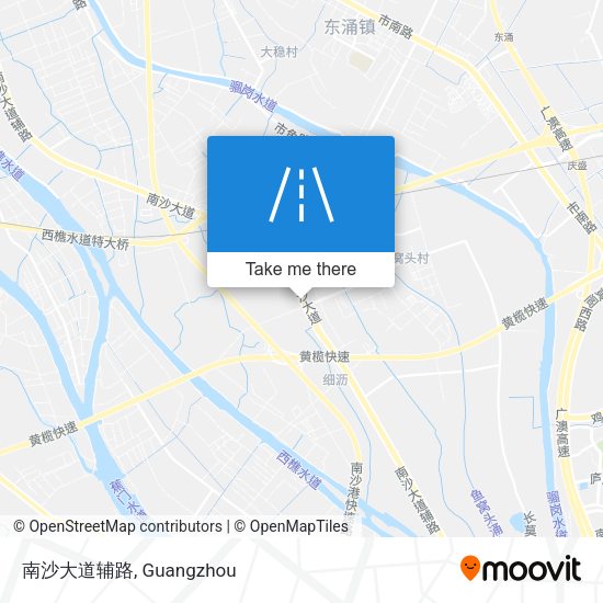 南沙大道辅路 map