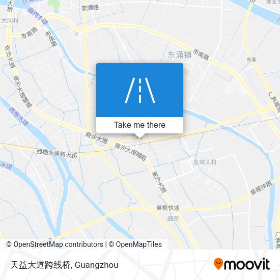 天益大道跨线桥 map