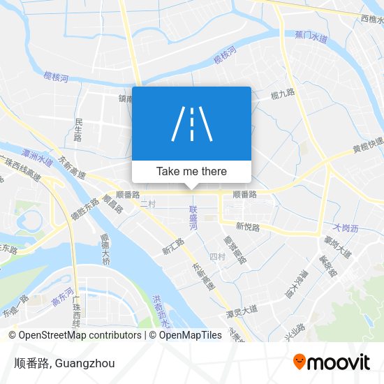 顺番路 map