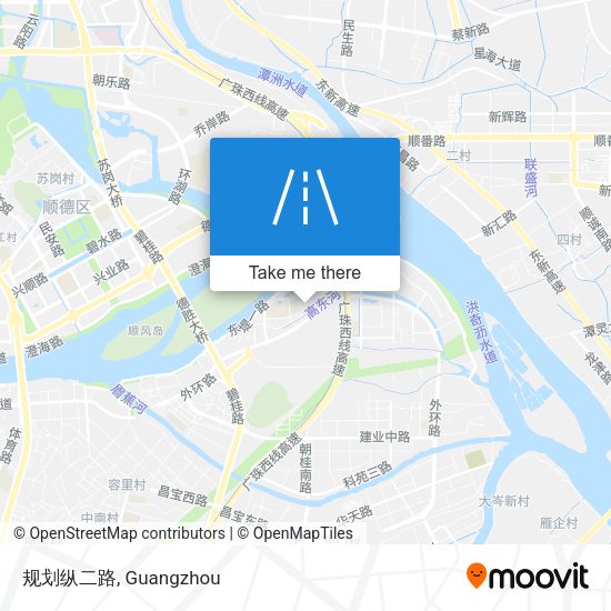 规划纵二路 map