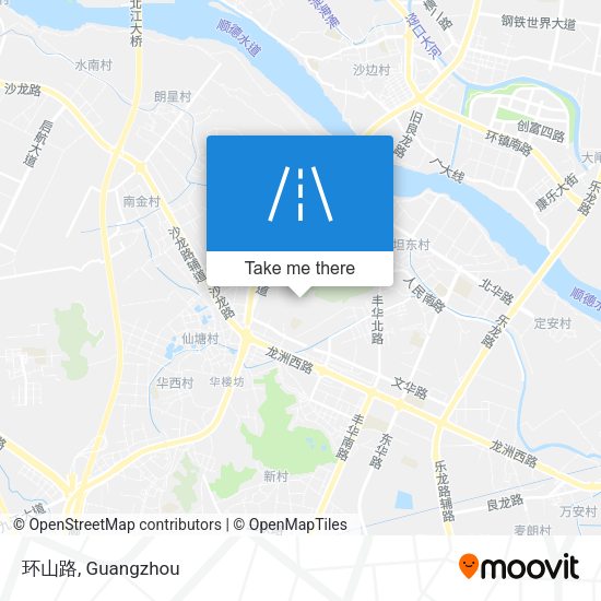 环山路 map