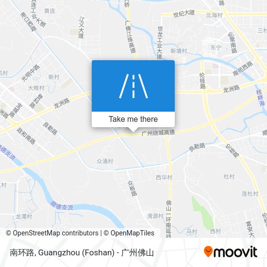 南环路 map
