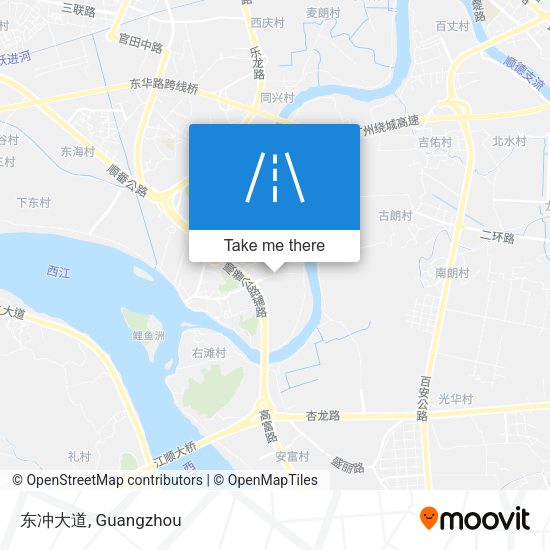 东冲大道 map