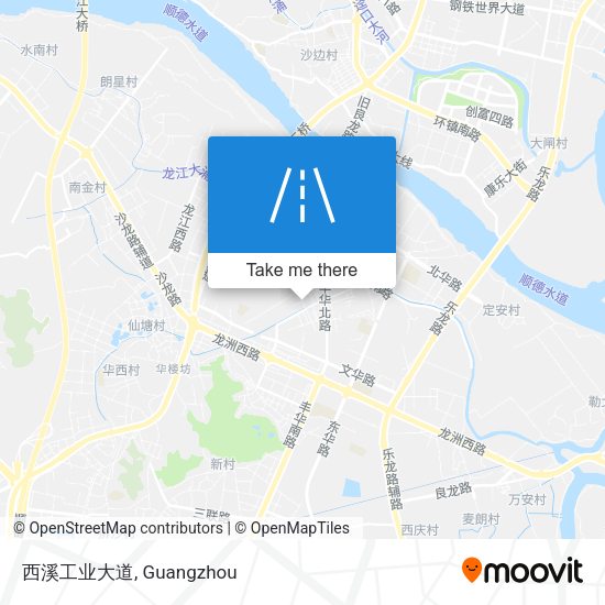 西溪工业大道 map