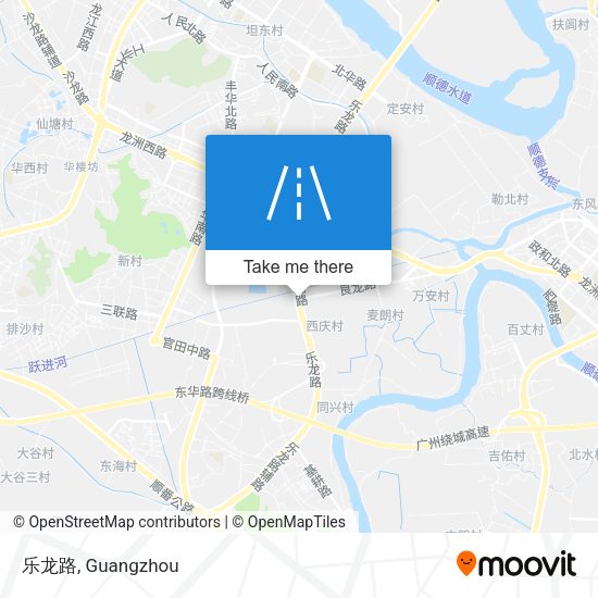 乐龙路 map