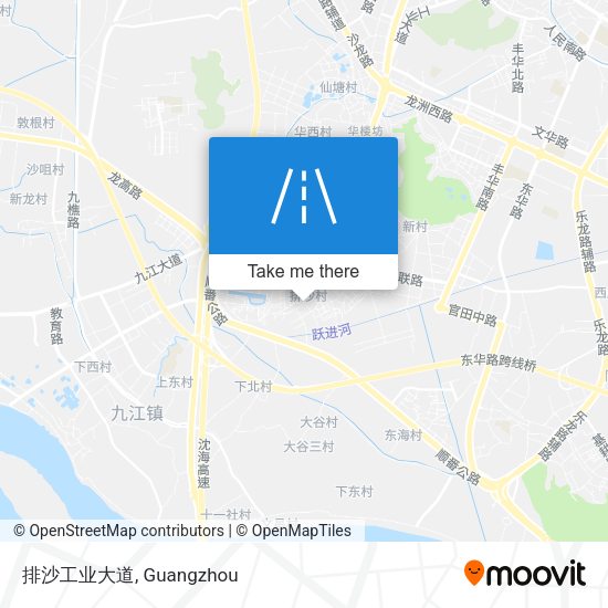 排沙工业大道 map