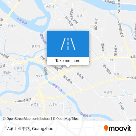 宝城工业中路 map