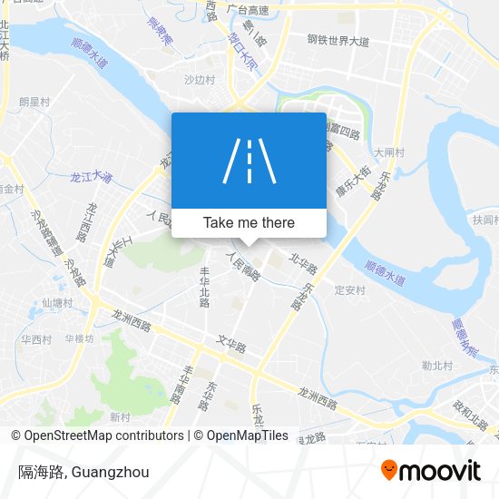 隔海路 map