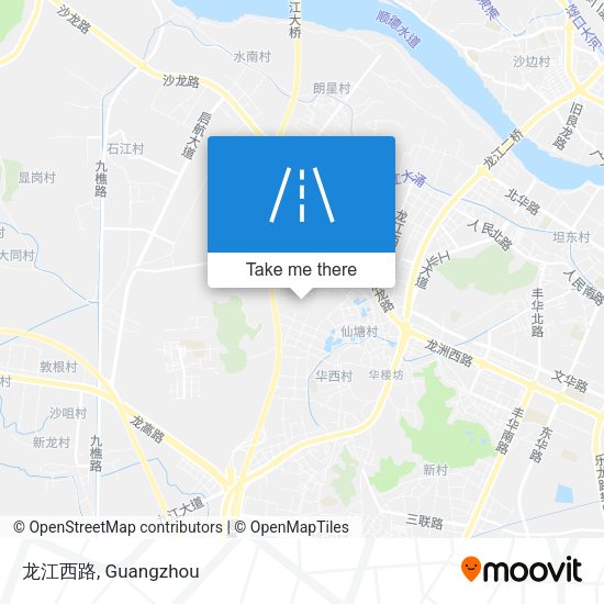 龙江西路 map