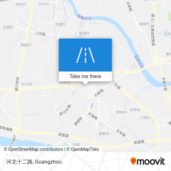 河北十二路 map