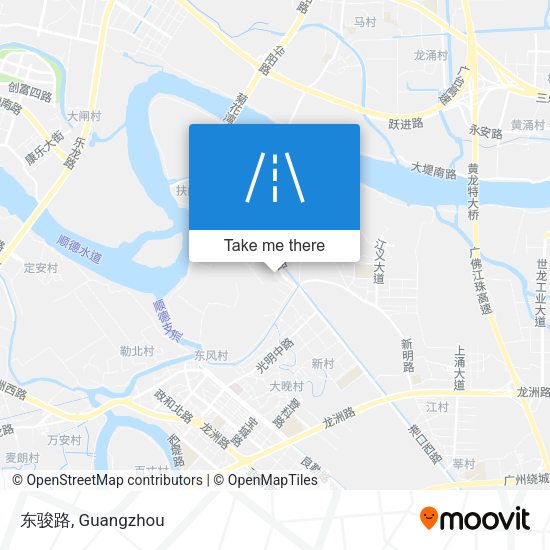 东骏路 map