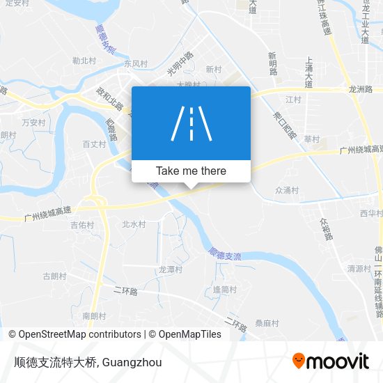 顺德支流特大桥 map