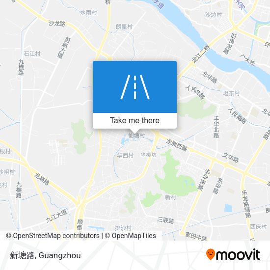 新塘路 map