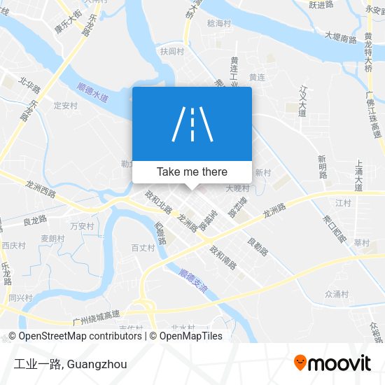 工业一路 map