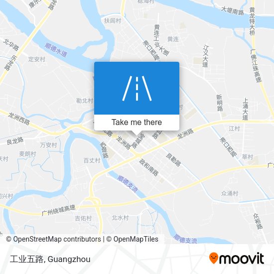 工业五路 map