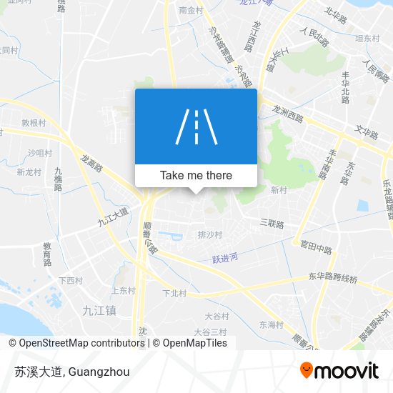 苏溪大道 map
