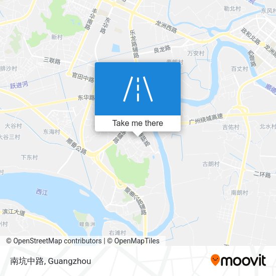 南坑中路 map