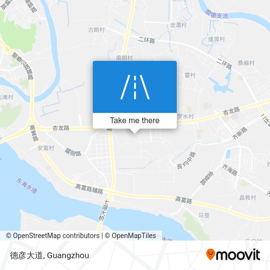 德彦大道 map