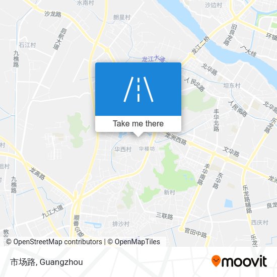 市场路 map
